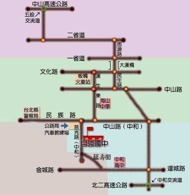 交通簡圖