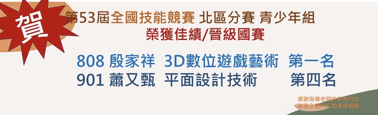 全國技能競賽北區分賽