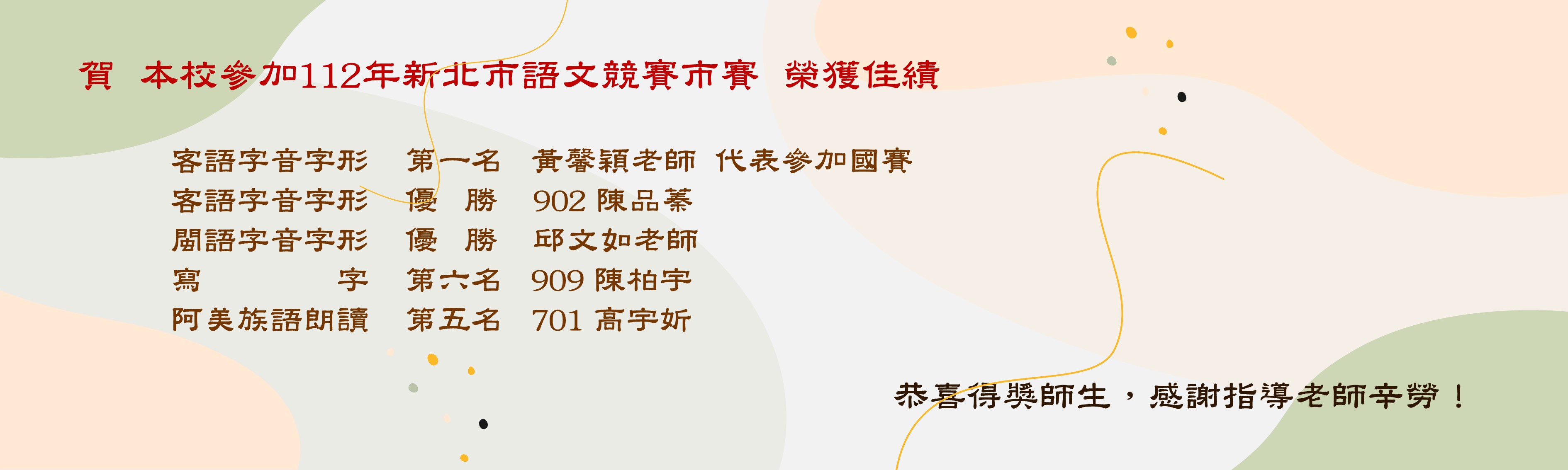 112新北市語文競賽